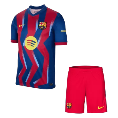 Barcelona Fourth Away Soccer Jersey Kit(Jersey+Shorts) 2025/26 - Soccerdeal