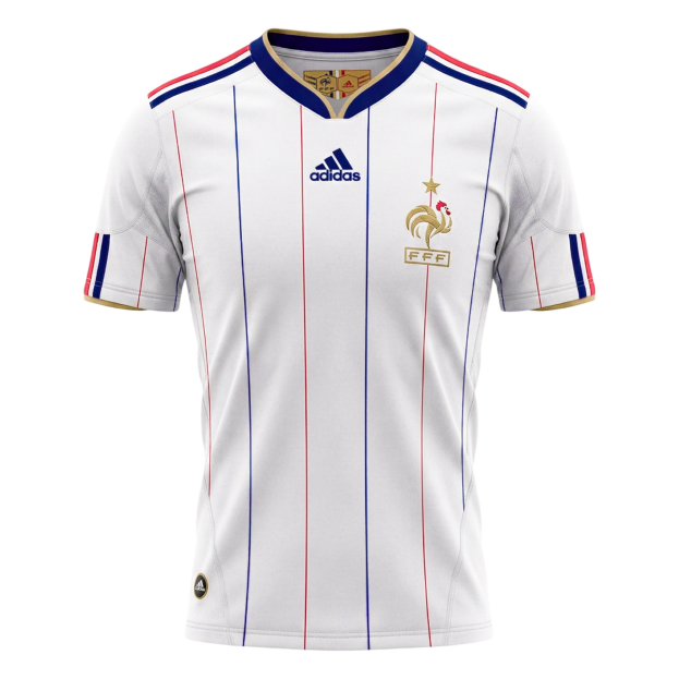 Retro 2010 France Away Soccer Jersey - Soccerdeal