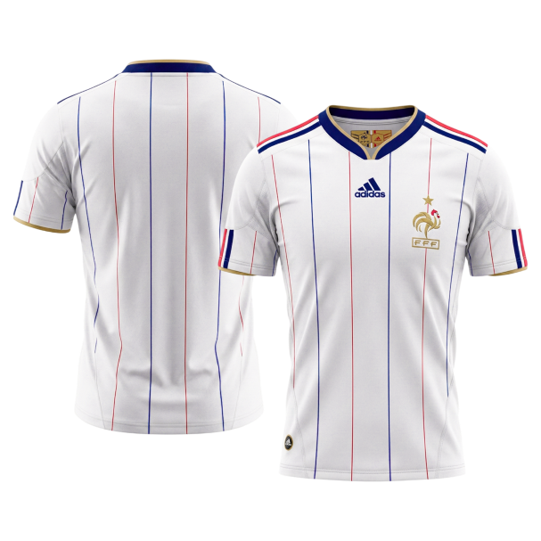 Retro 2010 France Away Soccer Jersey - Soccerdeal