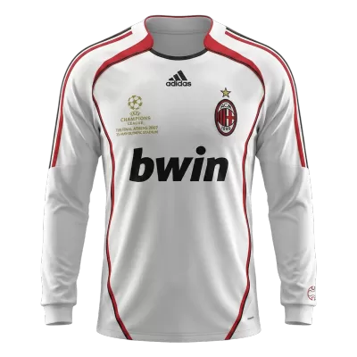 Retro 2006/07 AC Milan Away Long Sleeve Soccer Jersey - Soccerdeal