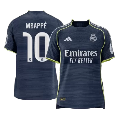 Authentic MBAPPÉ #10 Real Madrid Away Soccer Jersey 2025/26 - Soccerdeal