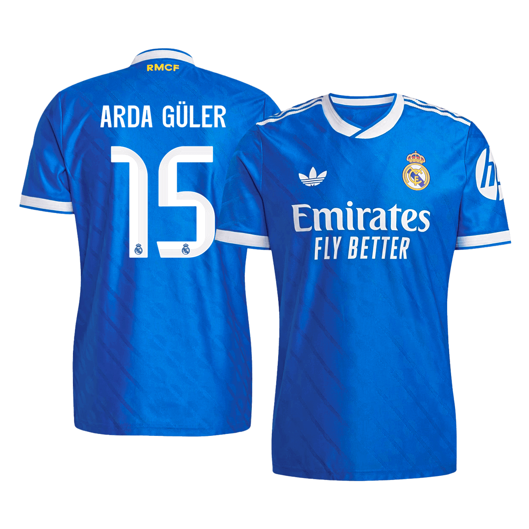 ARDA GÜLER #15 Real Madrid Third Away Soccer Jersey 2025/26 Player Version - Soccerdeal