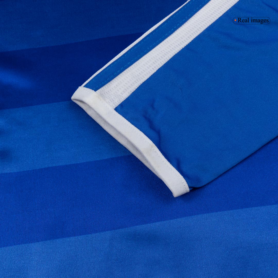 Retro 2011/12 Chelsea Home Long Sleeve Soccer Jersey - Soccerdeal