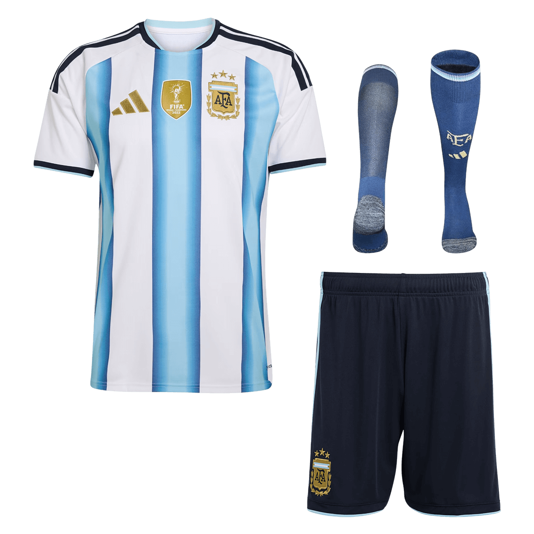 Argentina Home Soccer Jersey Kit(Jersey+Shorts+Socks) 2026 - Soccerdeal