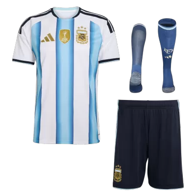 Argentina Home Soccer Jersey Kit(Jersey+Shorts+Socks) 2026 - Soccerdeal