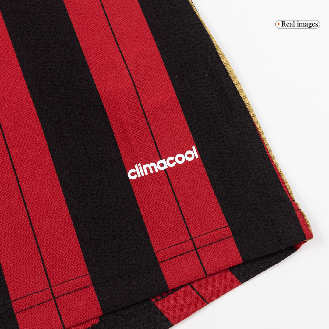 Retro 2013/14 AC Milan Home Long Sleeve Soccer Jersey - Soccerdeal