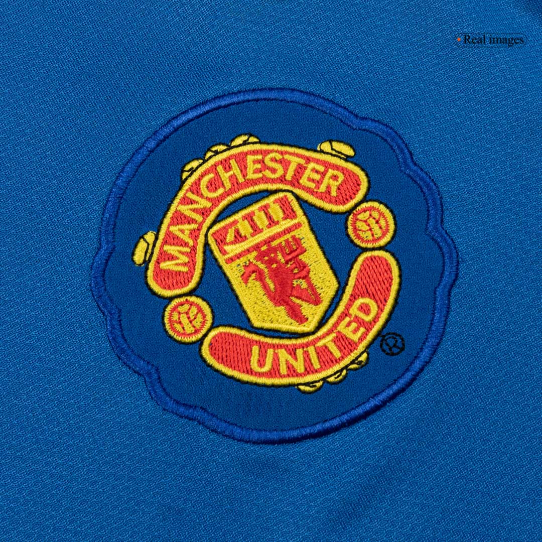 Retro 2008/09 Manchester United Third Away Long Sleeve Soccer Jersey - Soccerdeal