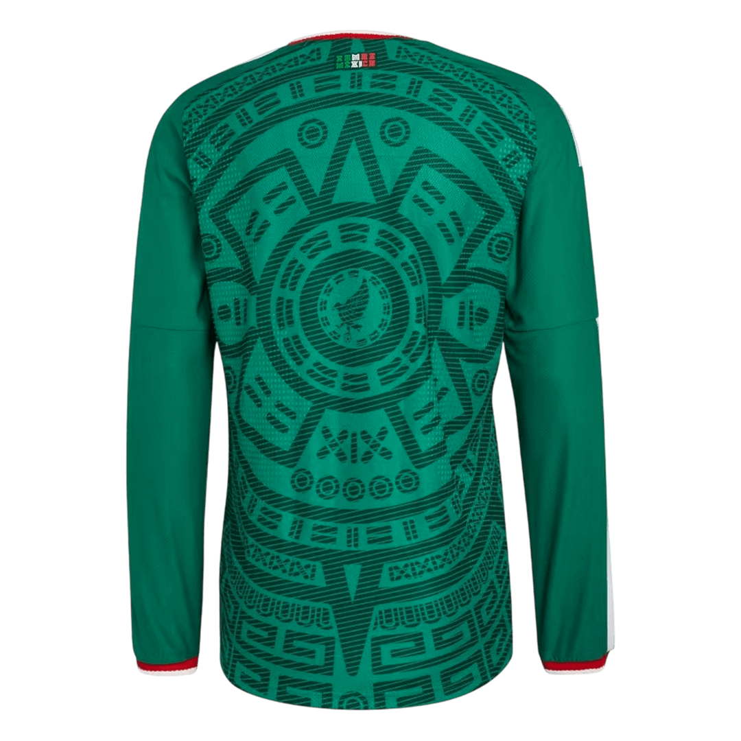 Mexico Home Long Sleeve Soccer Jersey 2026 - Soccerdeal