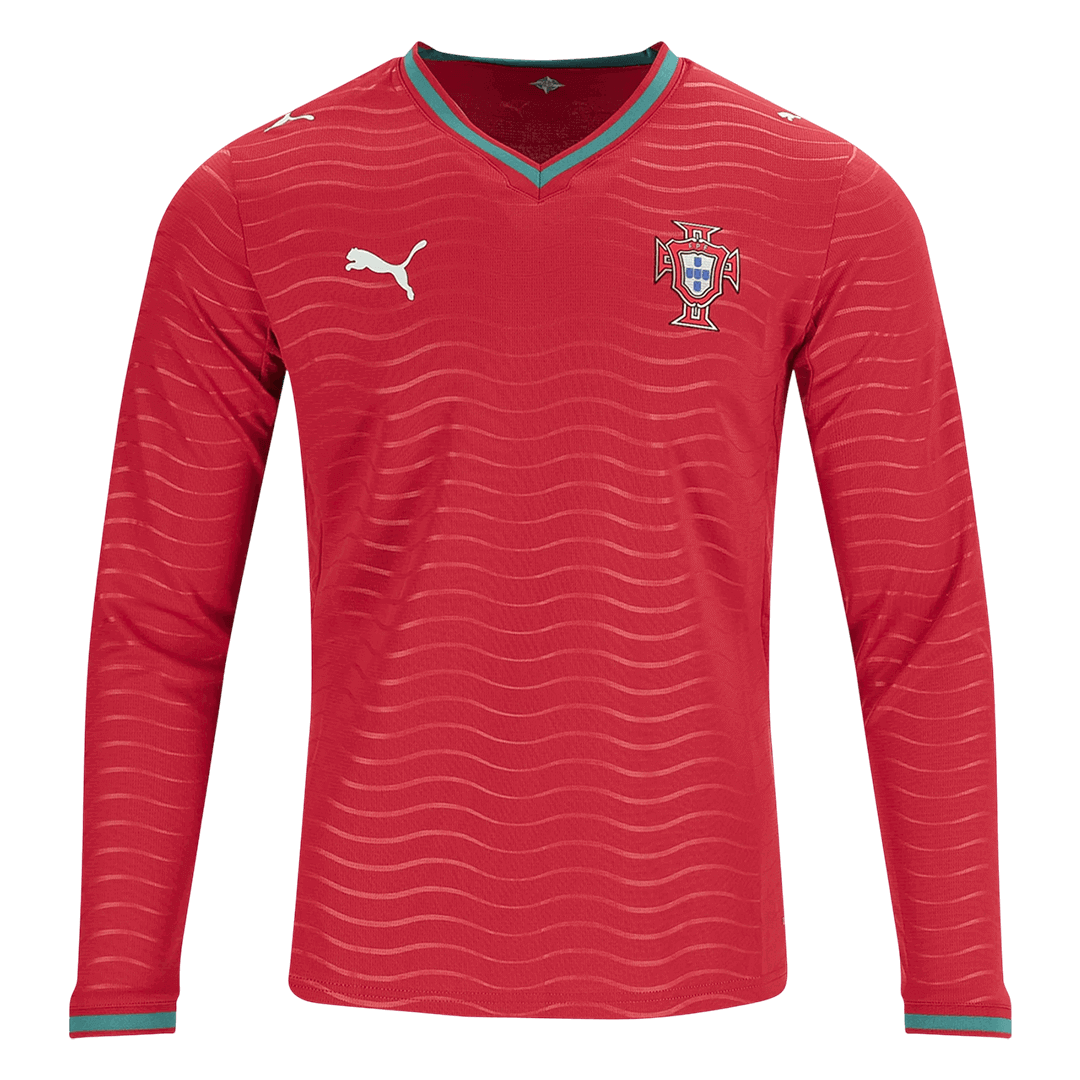 Portugal Home Long Sleeve Soccer Jersey 2026 - Soccerdeal