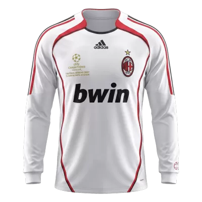 Retro 2006/07 AC Milan Away Long Sleeve Soccer Jersey - Soccerdeal