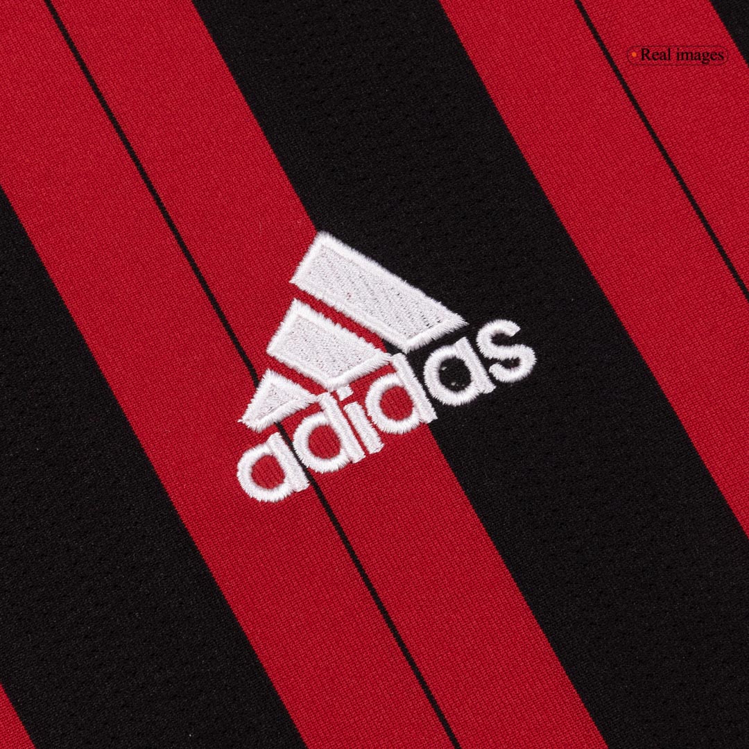 Retro 2013/14 AC Milan Home Long Sleeve Soccer Jersey - Soccerdeal