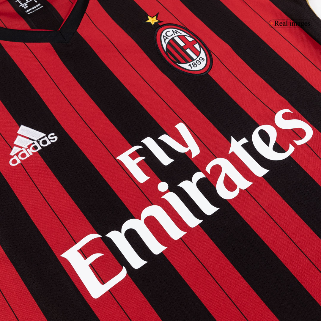 Retro 2013/14 AC Milan Home Soccer Jersey - Soccerdeal