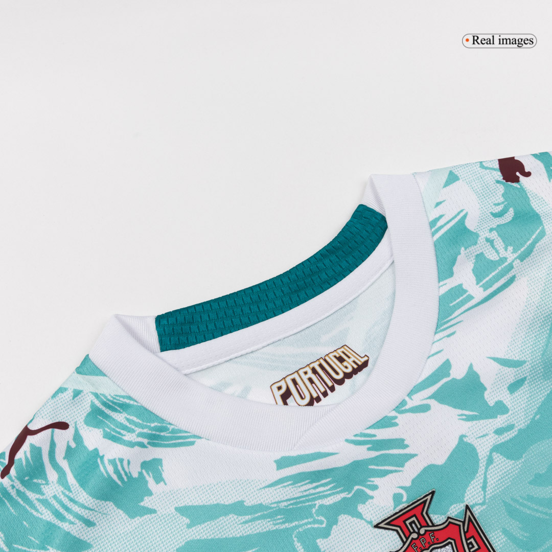 Kid's Portugal Away Soccer Jersey Kit(Jersey+Shorts) 2026 - Soccerdeal