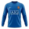 Retro 2008/09 Manchester United Third Away Long Sleeve Soccer Jersey - Soccerdeal