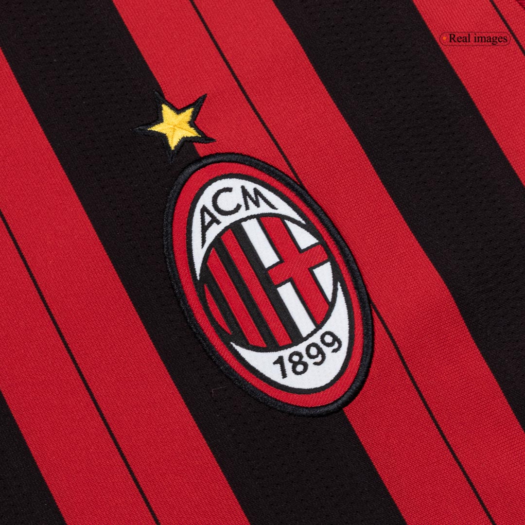 Retro 2013/14 AC Milan Home Soccer Jersey - Soccerdeal