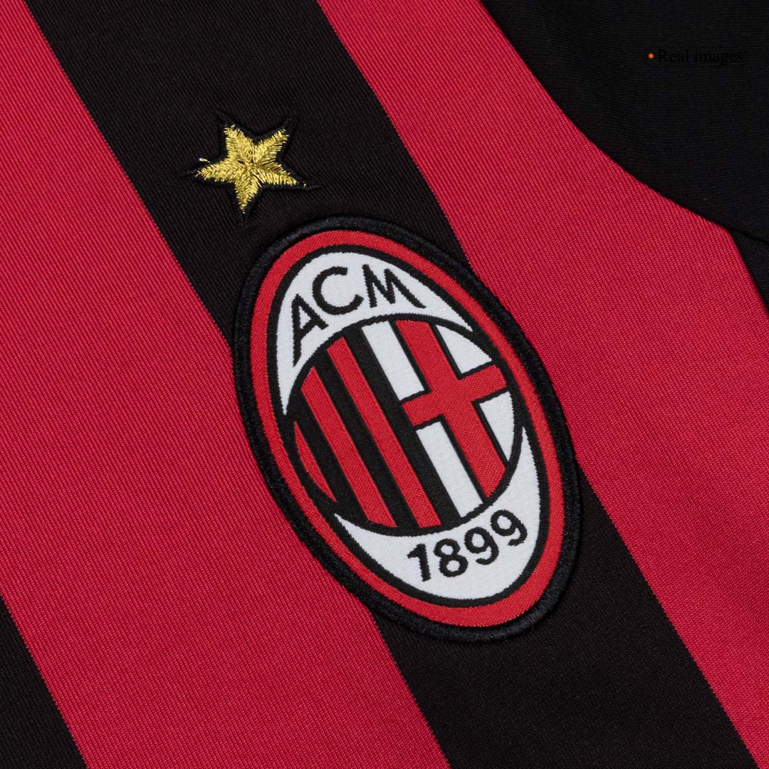 Retro 2009/10 AC Milan Home Soccer Jersey - Soccerdeal
