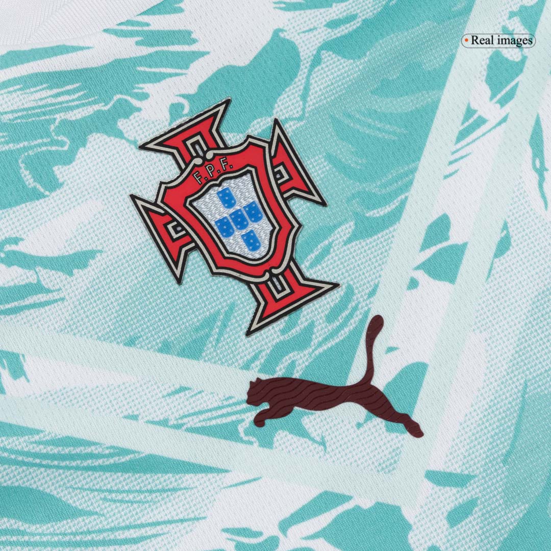 Kid's Portugal Away Soccer Jersey Kit(Jersey+Shorts) 2026 - Soccerdeal