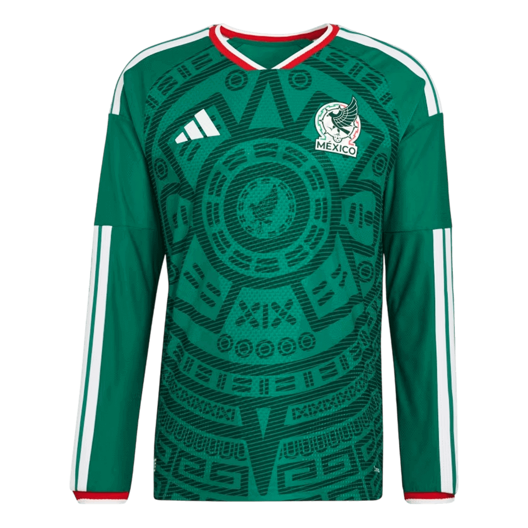 Mexico Home Long Sleeve Soccer Jersey 2026 - Soccerdeal