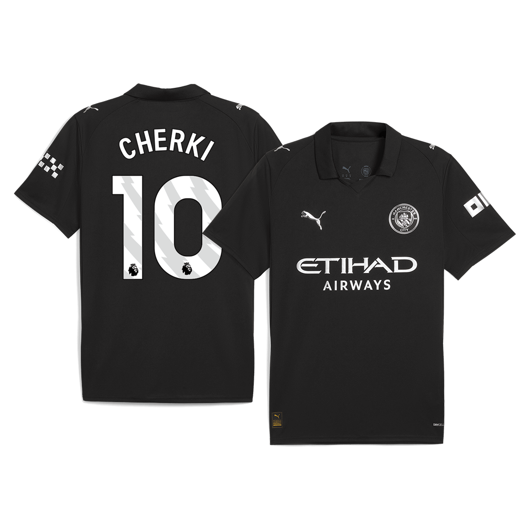 CHERKI #10 Manchester City Away Soccer Jersey 2025/26 - Soccerdeal