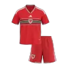 Kid's Wales Home Soccer Jersey Kit(Jersey+Shorts) 2026 - Soccerdeal