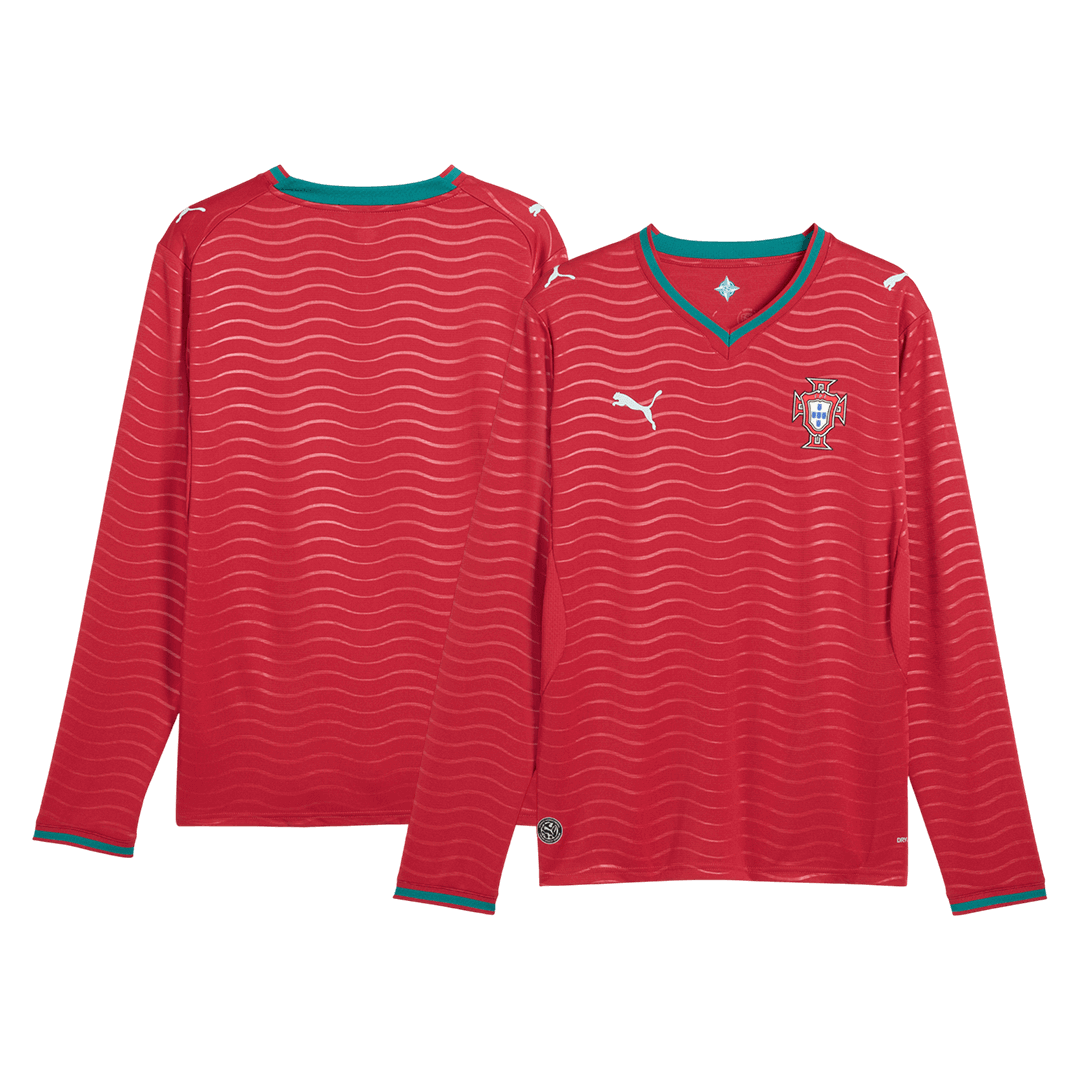 Portugal Home Long Sleeve Soccer Jersey 2026 - Soccerdeal
