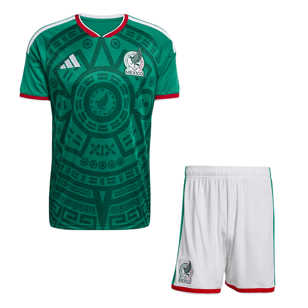 Mexico Home Soccer Jersey Kit(Jersey+Shorts) 2026 - Soccerdeal