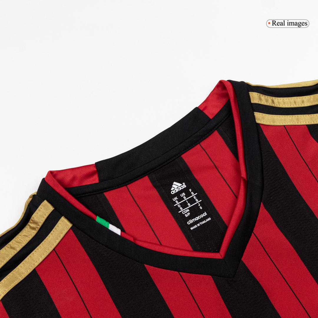 Retro 2013/14 AC Milan Home Long Sleeve Soccer Jersey - Soccerdeal