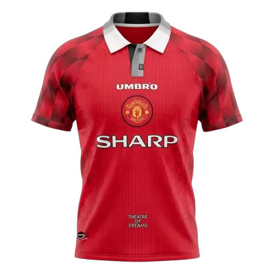 Retro 1996/97 Manchester United Home Soccer Jersey - Soccerdeal