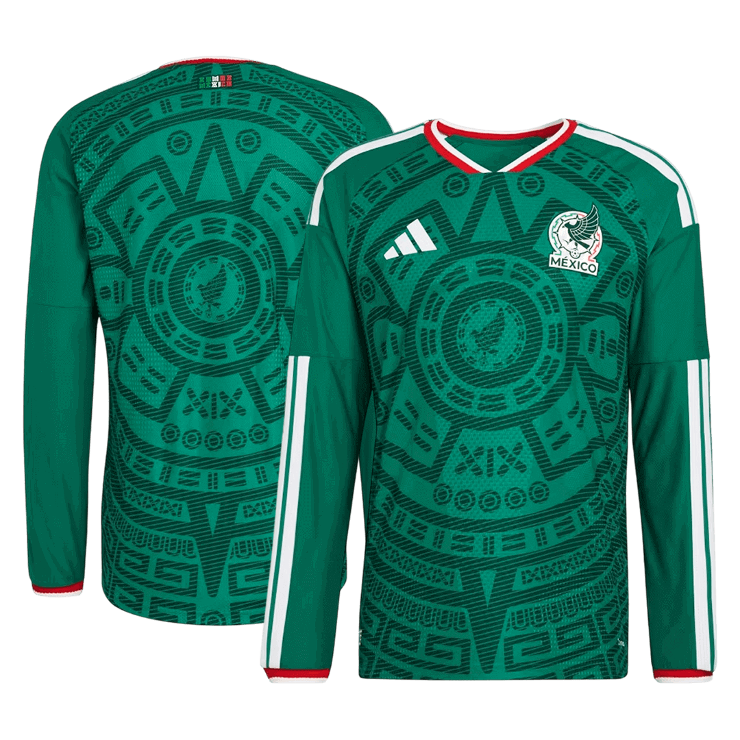 Mexico Home Long Sleeve Soccer Jersey 2026 - Soccerdeal