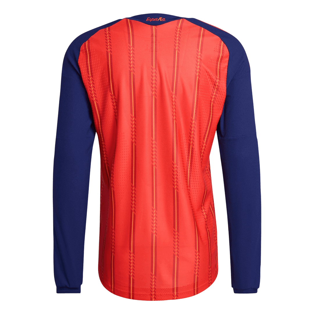 Spain Home Long Sleeve Soccer Jersey 2026 - Soccerdeal