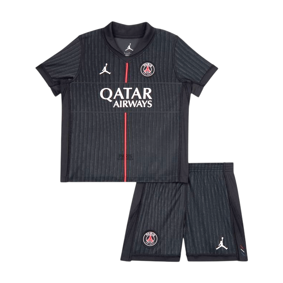 Kid's PSG Fourth Away Soccer Jersey Kit(Jersey+Shorts) 2025/26 - Soccerdeal
