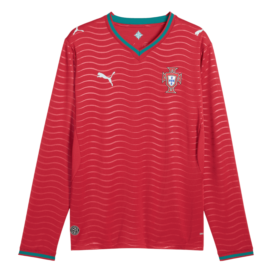 Portugal Home Long Sleeve Soccer Jersey 2026 - Soccerdeal