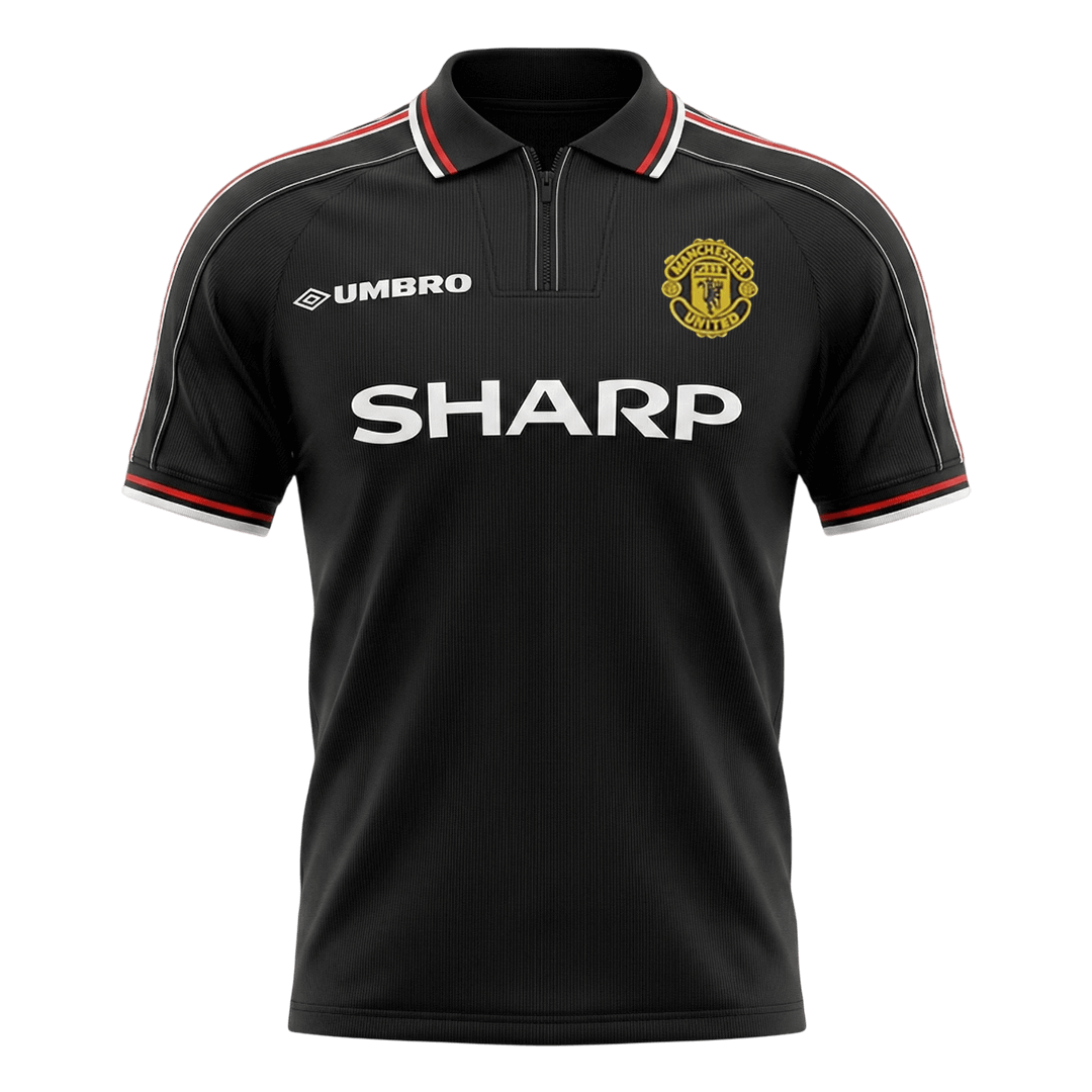 Retro 1998 Manchester United Away Soccer Jersey - Soccerdeal