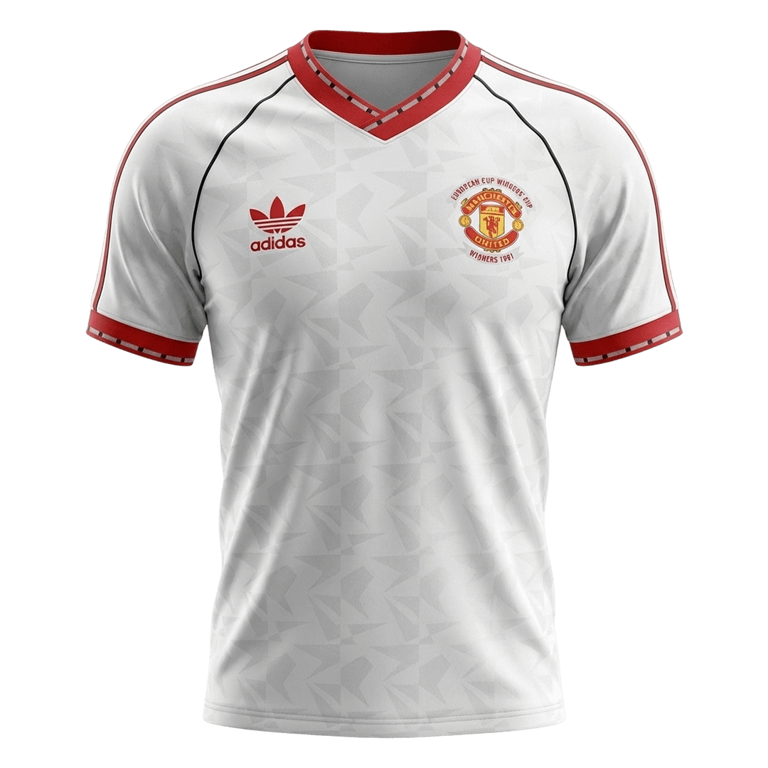 Retro 1991 Manchester United Away Soccer Jersey - Soccerdeal