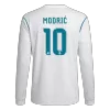 Retro MODRIĆ #10 2017/18 Real Madrid Home Long Sleeve Soccer Jersey - Soccerdeal