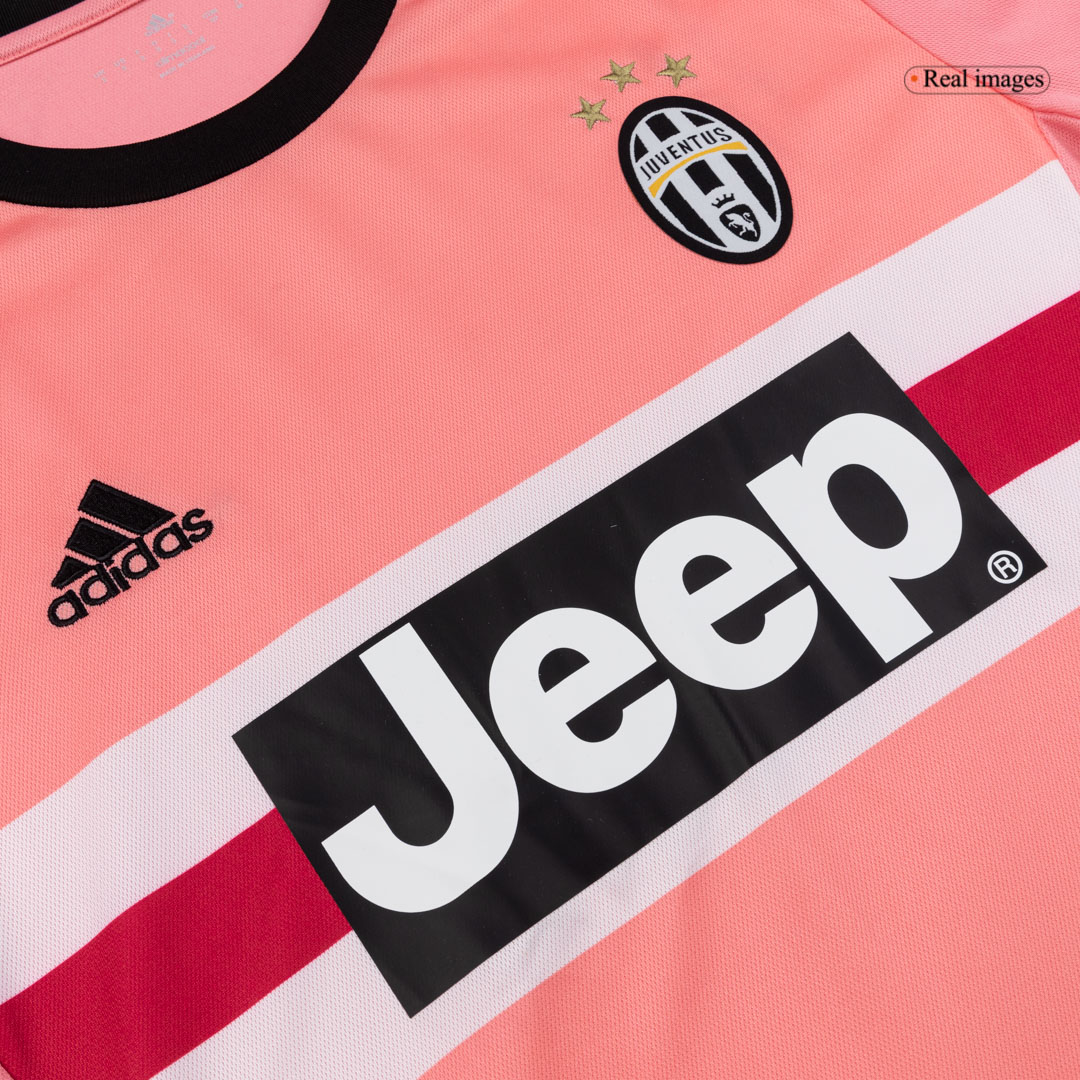 Retro 2015/16 Juventus Away Long Sleeve Soccer Jersey - Soccerdeal