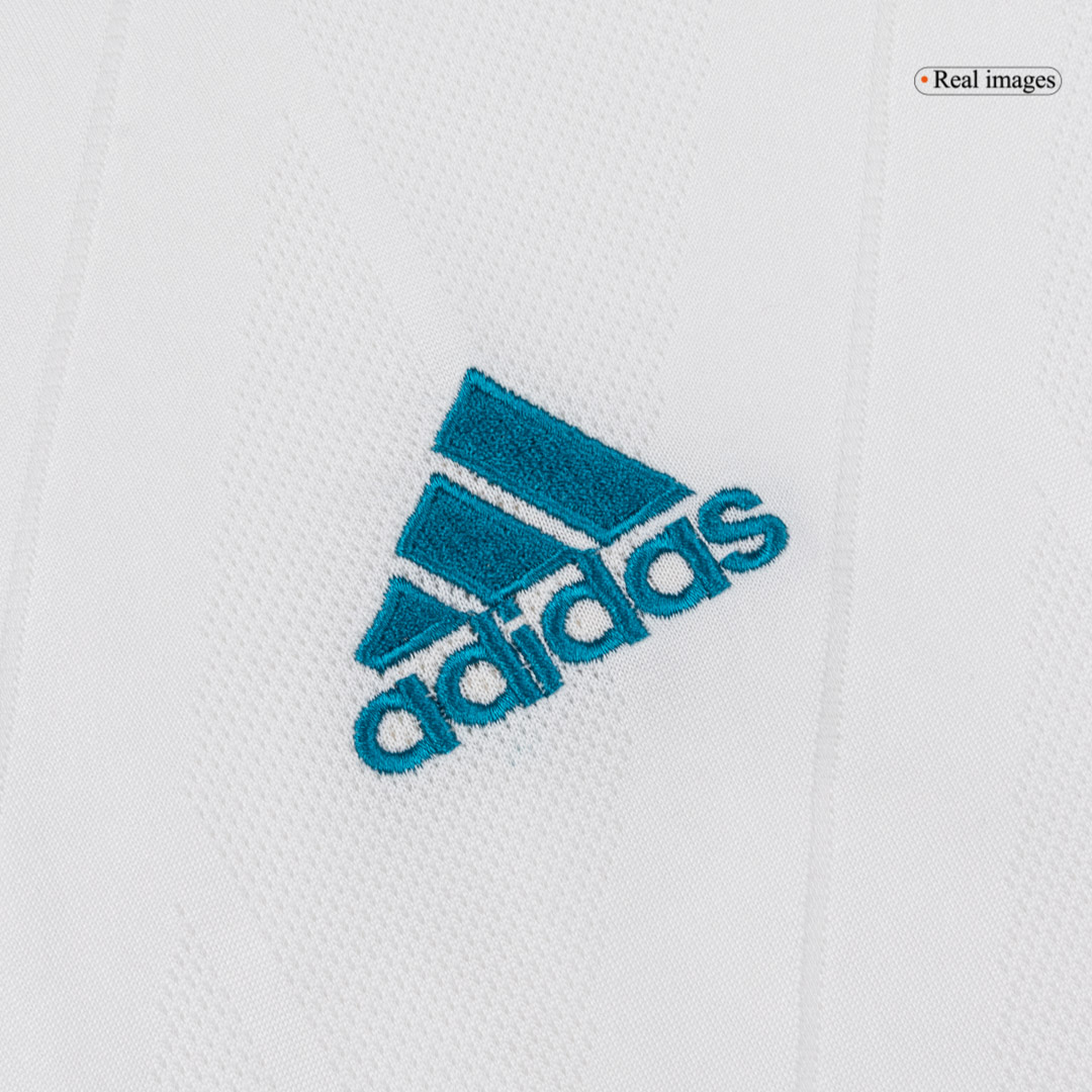 Retro KROOS #8 2017/18 Real Madrid Home Long Sleeve Soccer Jersey - Soccerdeal