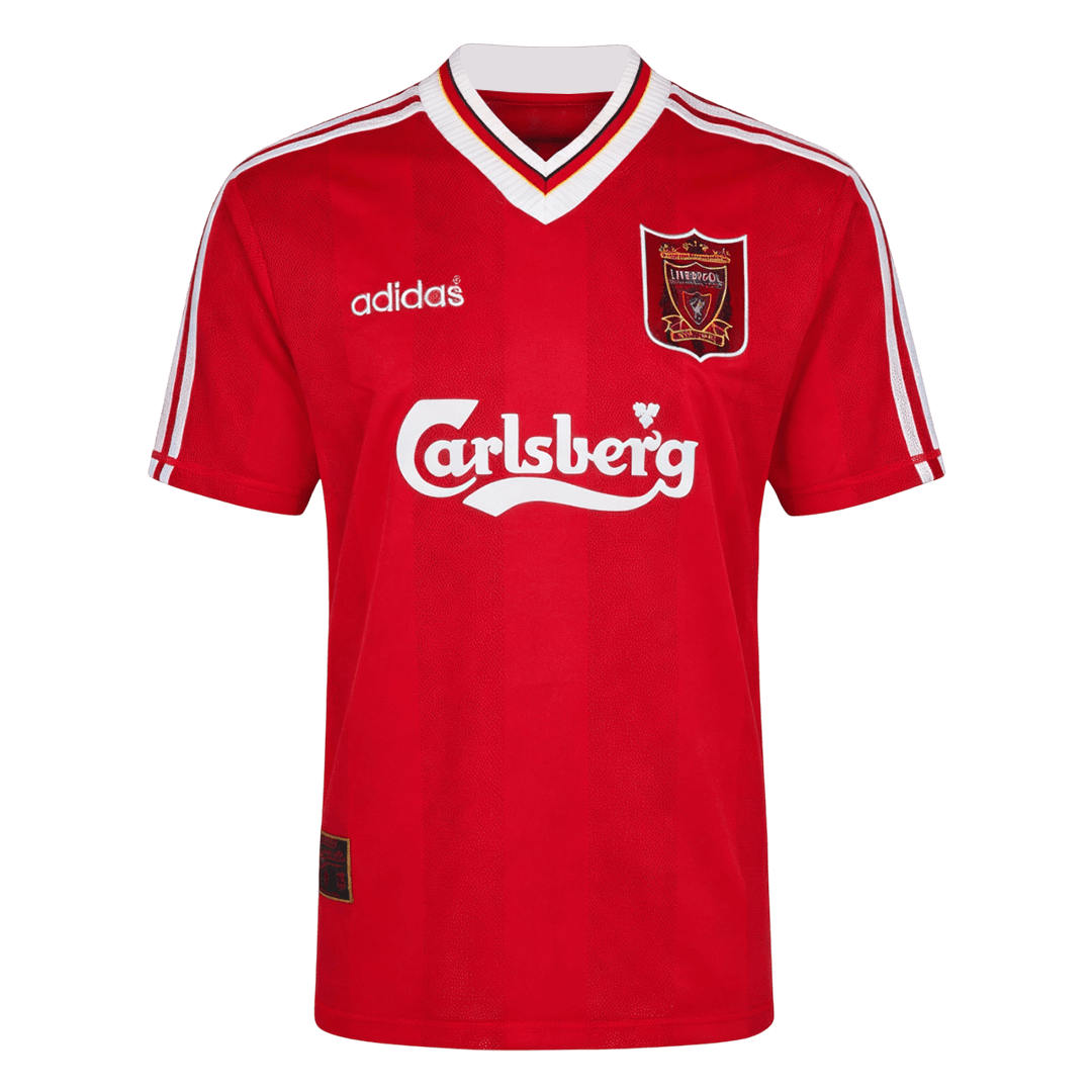 Retro 1995/96 Liverpool Home Soccer Jersey - Soccerdeal