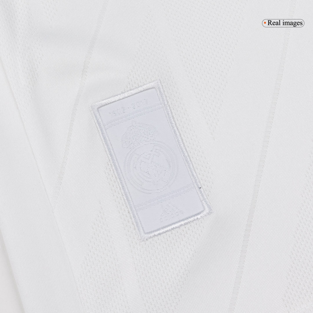 Retro KROOS #8 2017/18 Real Madrid Home Long Sleeve Soccer Jersey - Soccerdeal