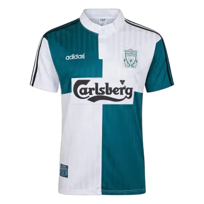 Retro 1995/96 Liverpool Away Soccer Jersey - Soccerdeal