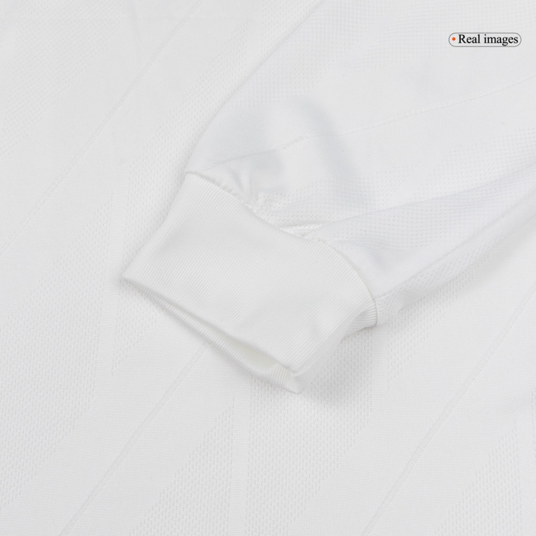 Retro BENZEMA #9 2017/18 Real Madrid Home Long Sleeve Soccer Jersey - Soccerdeal