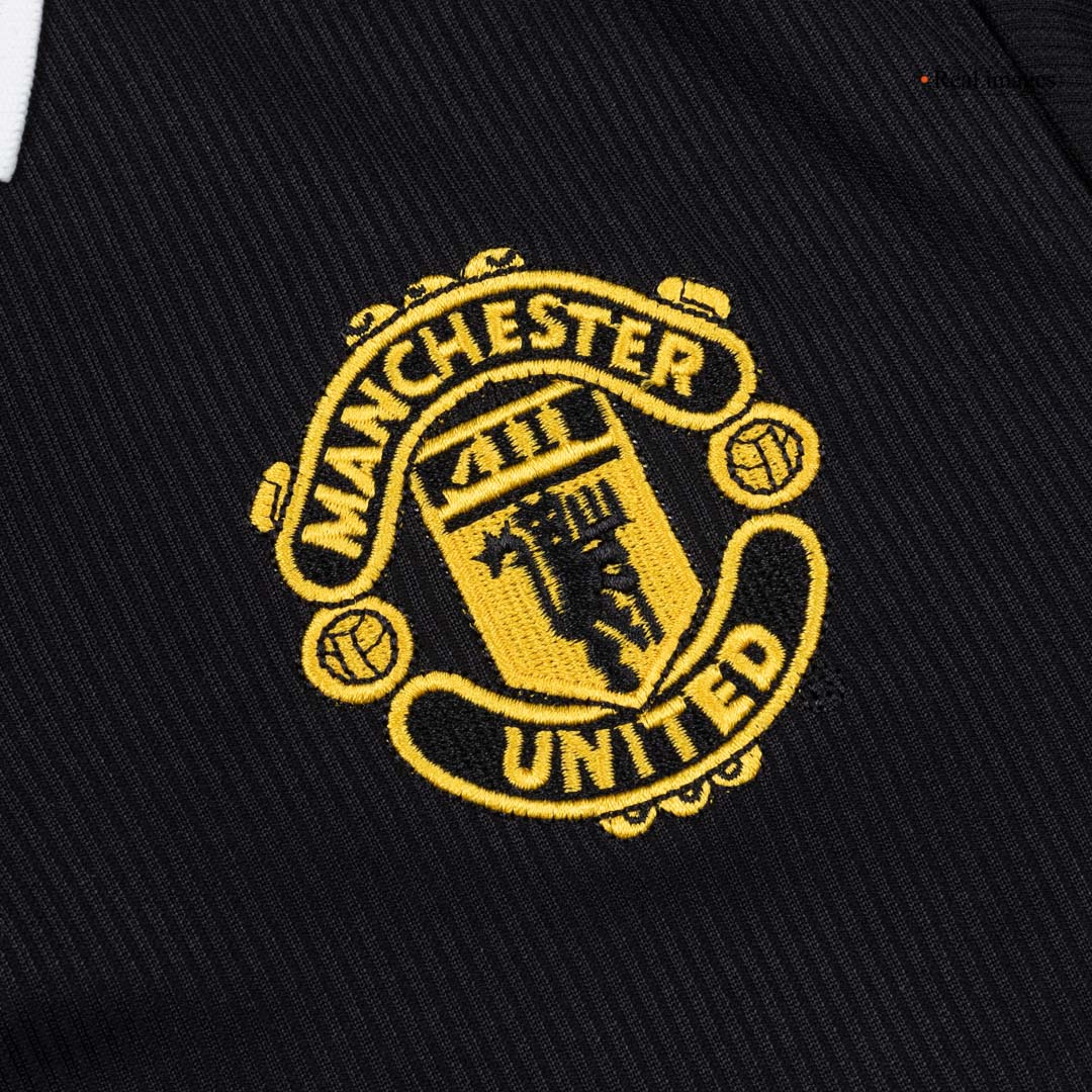 Retro 1998 Manchester United Away Long Sleeve Soccer Jersey - Soccerdeal