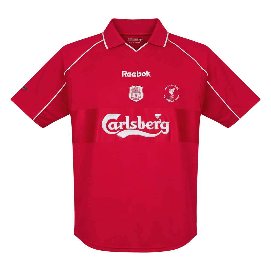 Retro 2000/01 Liverpool Home Soccer Jersey - Soccerdeal