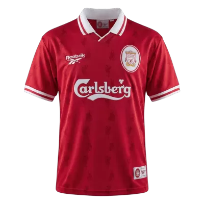 Retro 1996/97 Liverpool Home Soccer Jersey - Soccerdeal