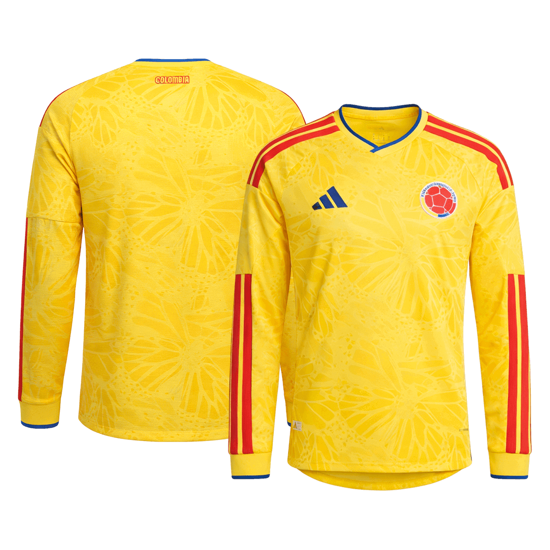 Colombia Home Long Sleeve Soccer Jersey 2026 - Soccerdeal