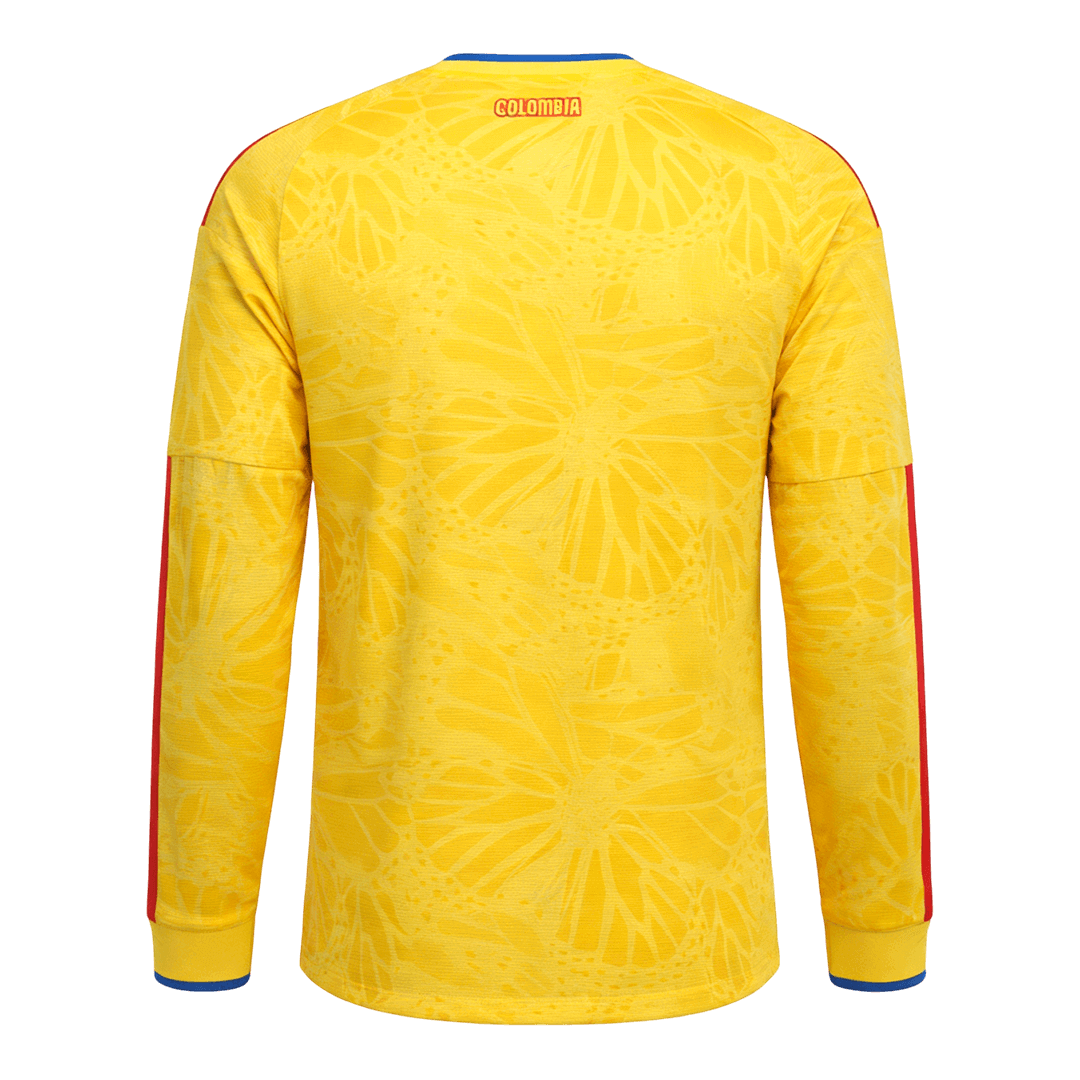 Colombia Home Long Sleeve Soccer Jersey 2026 - Soccerdeal