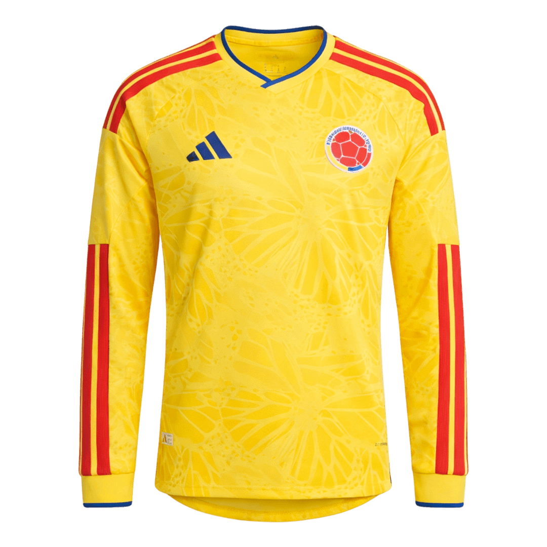 Colombia Home Long Sleeve Soccer Jersey 2026 - Soccerdeal
