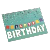 Custom Colorful Flag Birthday Card Green - Soccerdeal