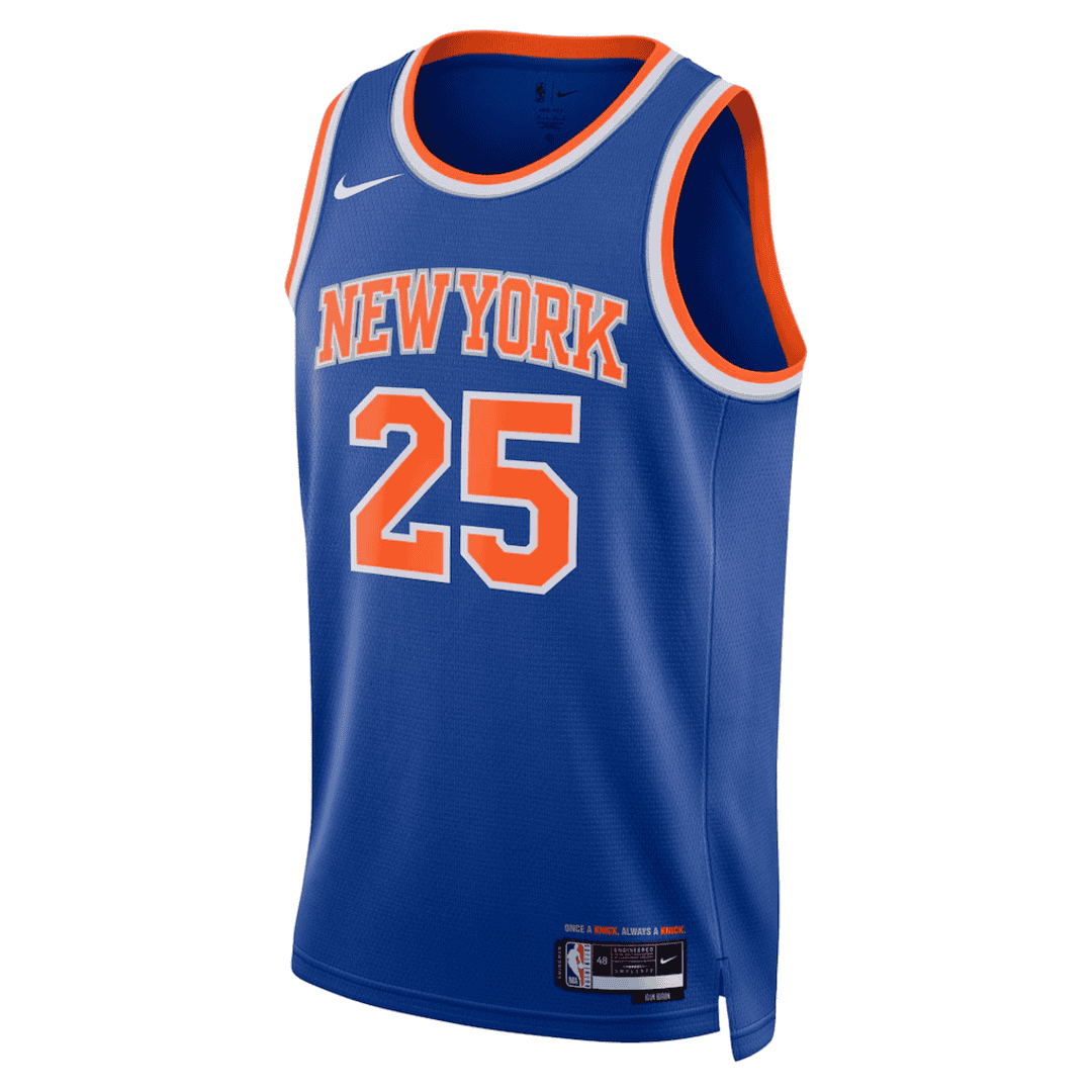 New York Knicks BRIDGES #25 Swingman NBA Jersey - Icon Edition - Soccerdeal