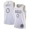 New York Knicks WHITE #0 Swingman NBA Jersey - City Edition - Soccerdeal